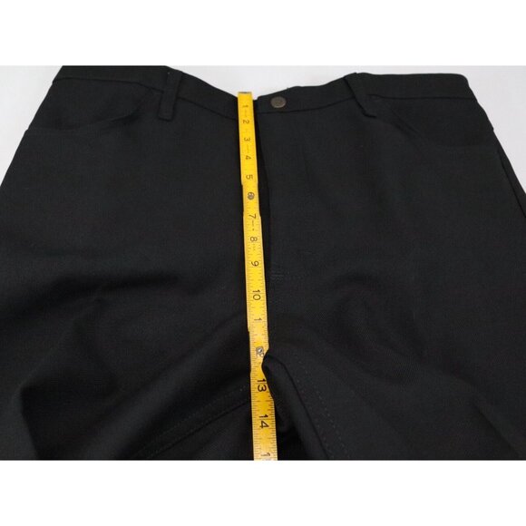 New Wrangler Jeans Mens 38x32 Black Wrancher Bootcut Stretch Wrinkle Free Pants - Picture 8 of 10